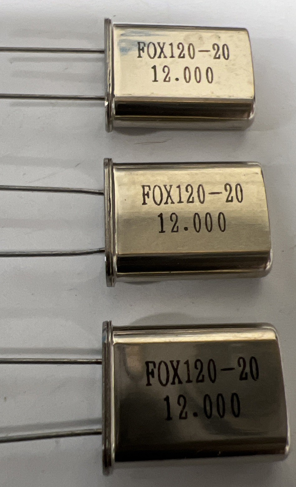 FOX120-20 12.000 12.000 MHz quartz crystal oscillator New Quantity of 3