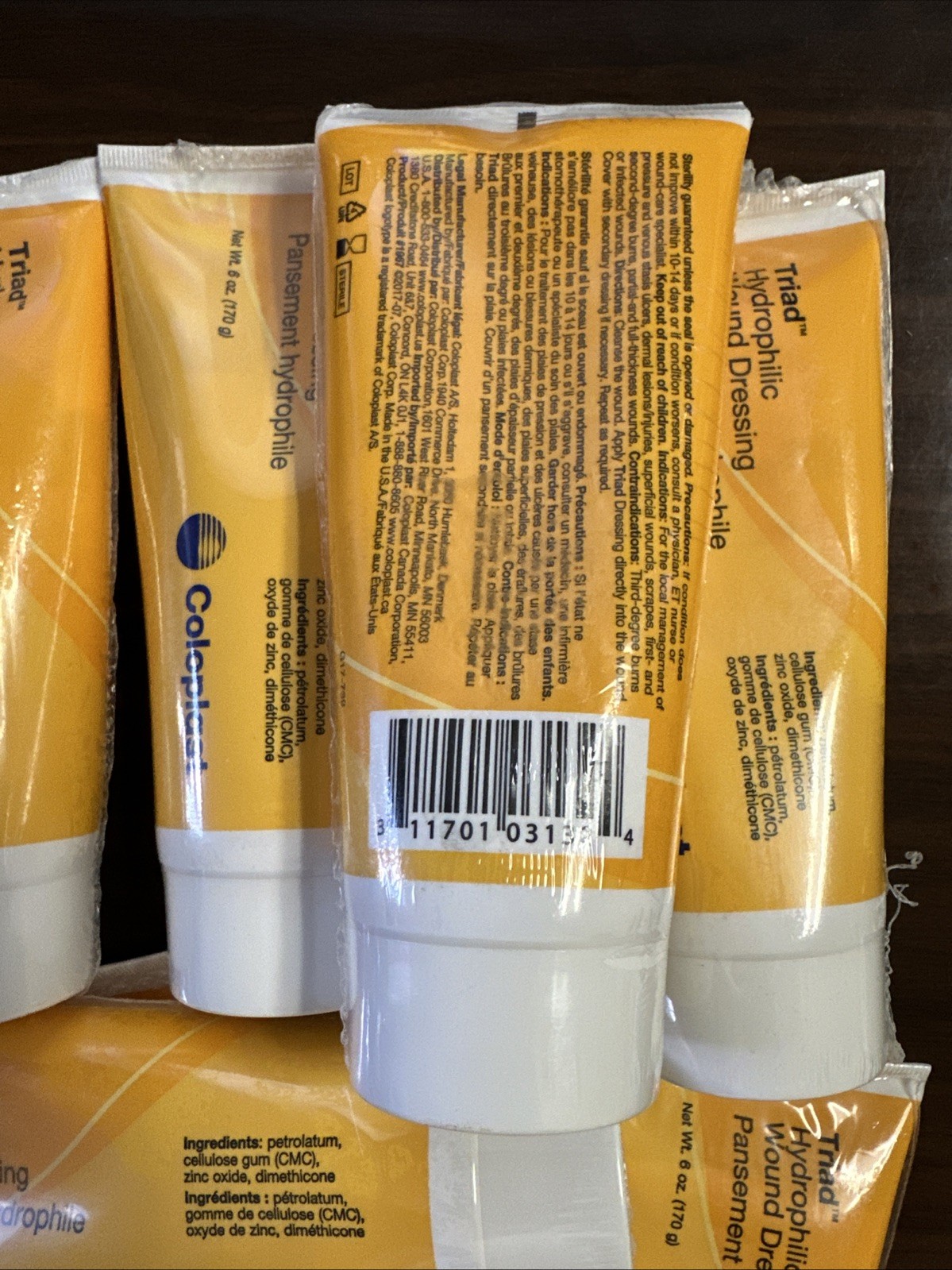 10 Coloplast Triad 6 Oz. Hydrophilic Wound Dressing Paste With CMC 1967