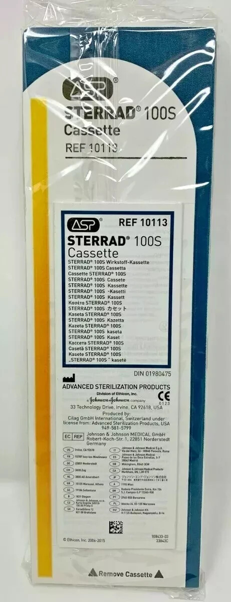 ASP Sterrad 100S Cassette, 10113, Exp 12/31/2024