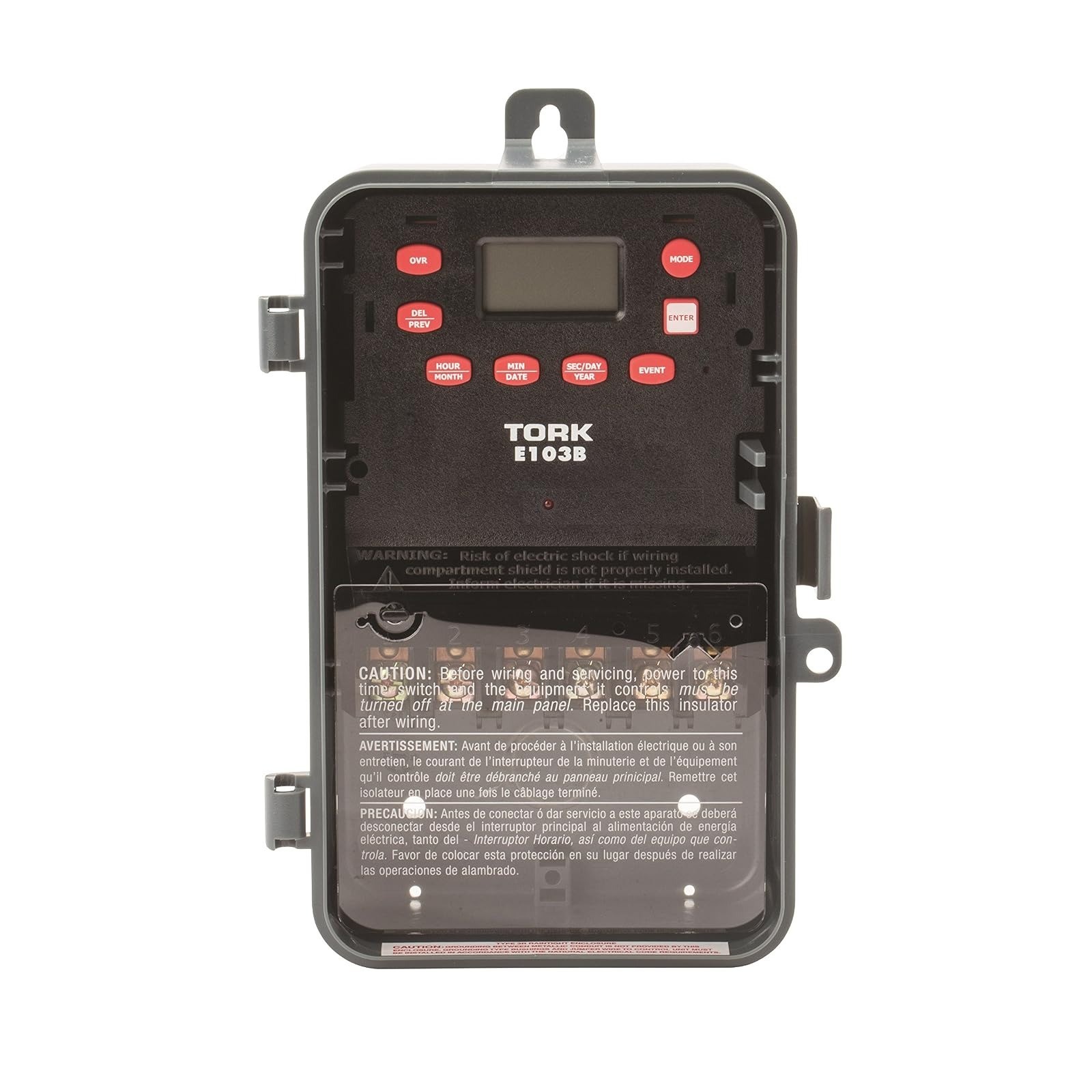 NSI Multipurpose Control 24 Hour Time Switch, E103B, 120-277 VAC