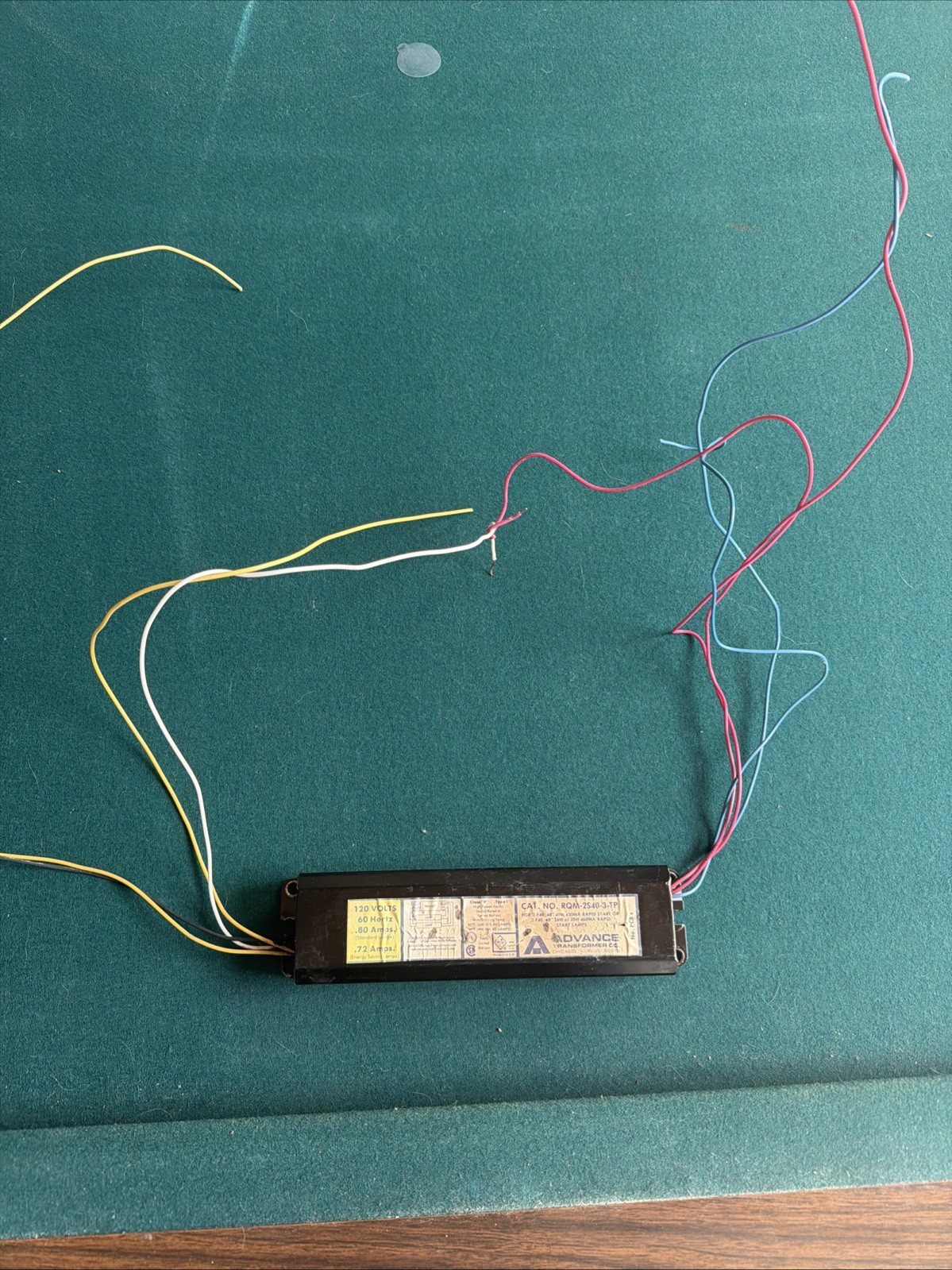 Advance Transformer Co. Ballast RQM-2S40-3-TP 120V 60Hz