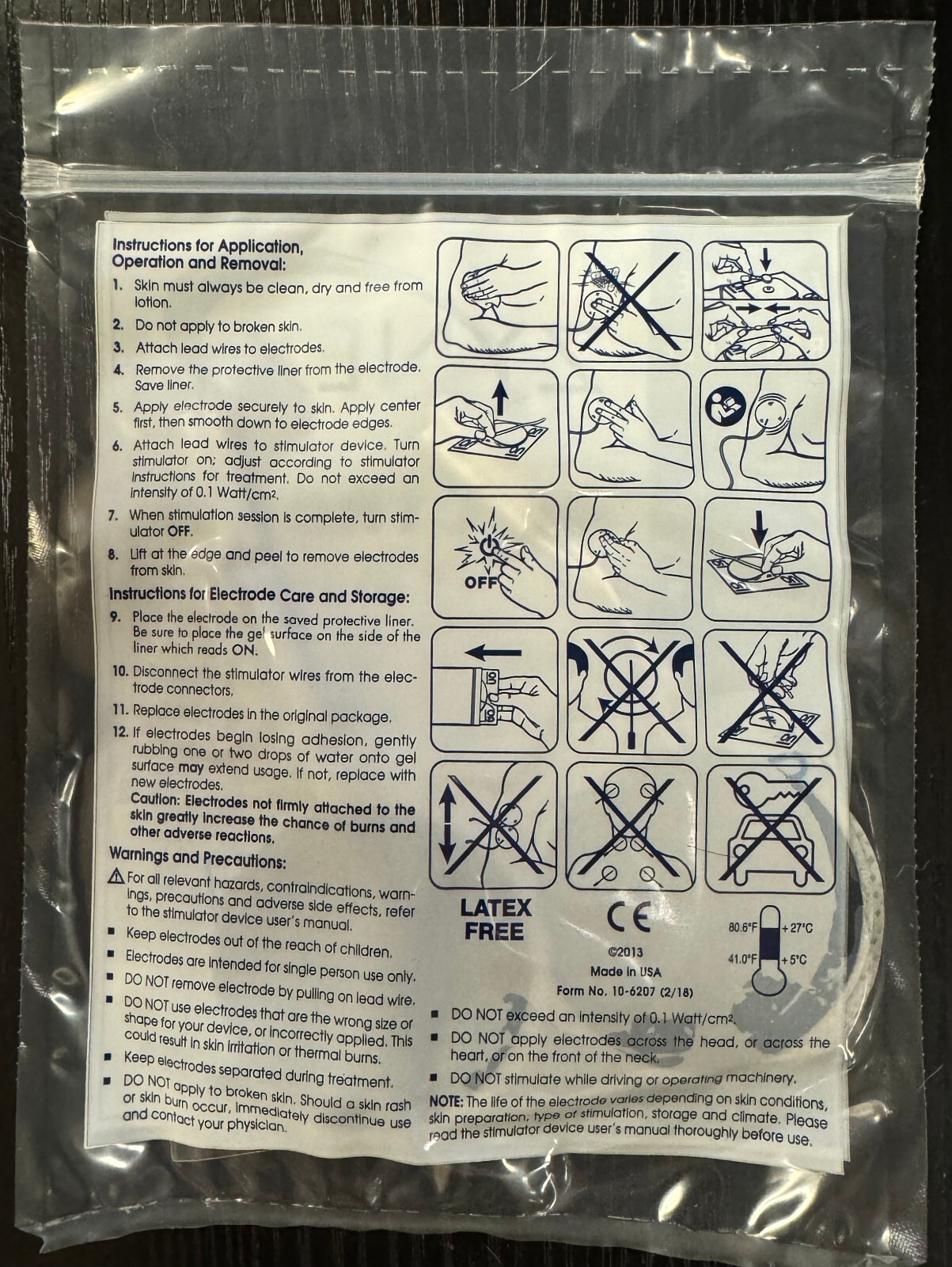 15 packs of 4/$24.99 Zynex Medical «Electrodes» 2.0″ Round (300027)