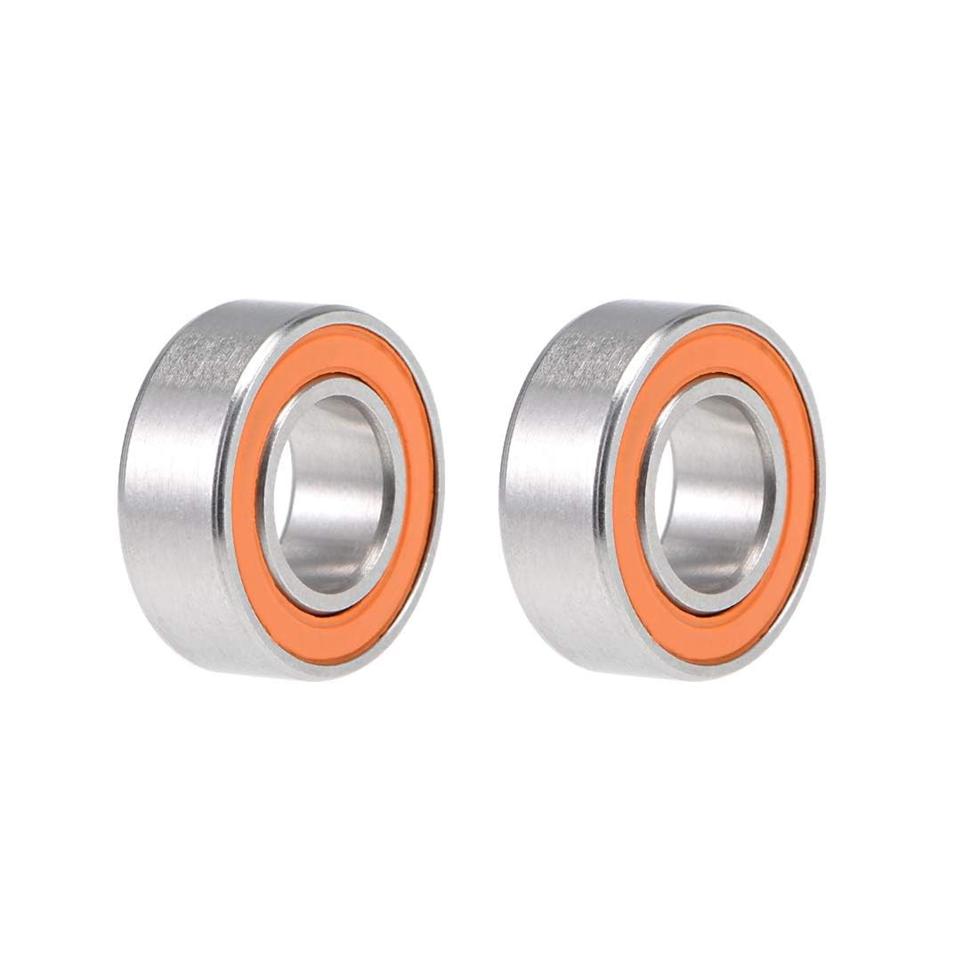AXK 2Pcs/Set Ceramic Bearing SMR115-2RS CB (5X11X4Mm) & S623-2RS CB (3X10X4Mm) S