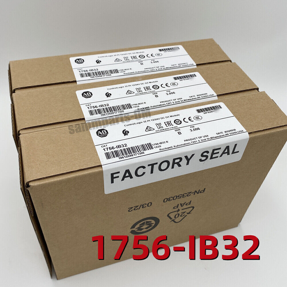 Allen-Bradley 1756-IB32 /B CONTROLOGIX 32 PT DC INPUT MODULE 2022 NEW 1756IB32