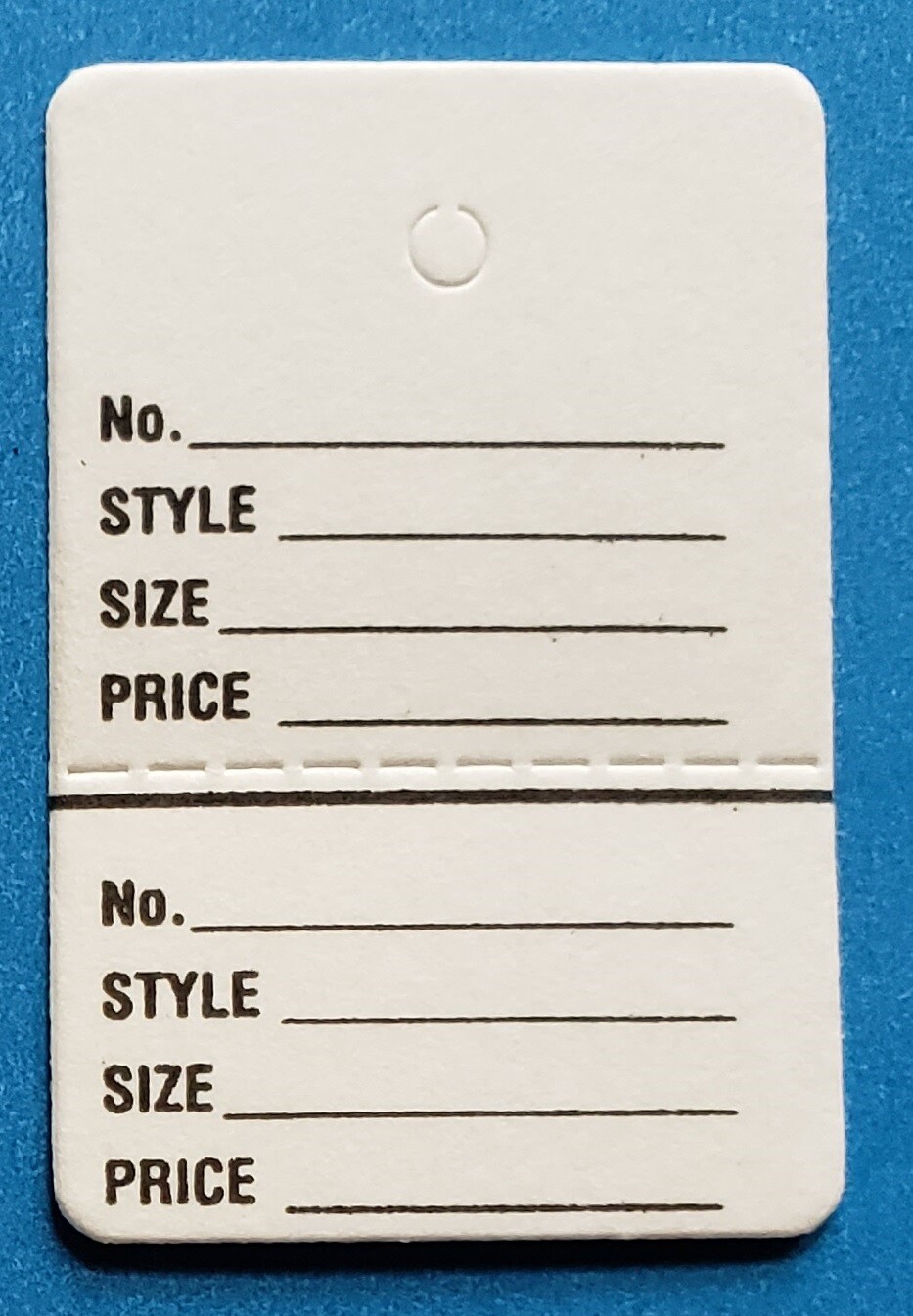 Unstrung Price Tags RED WHITE YELLOW Small Retail Sale Merch Coupon No String