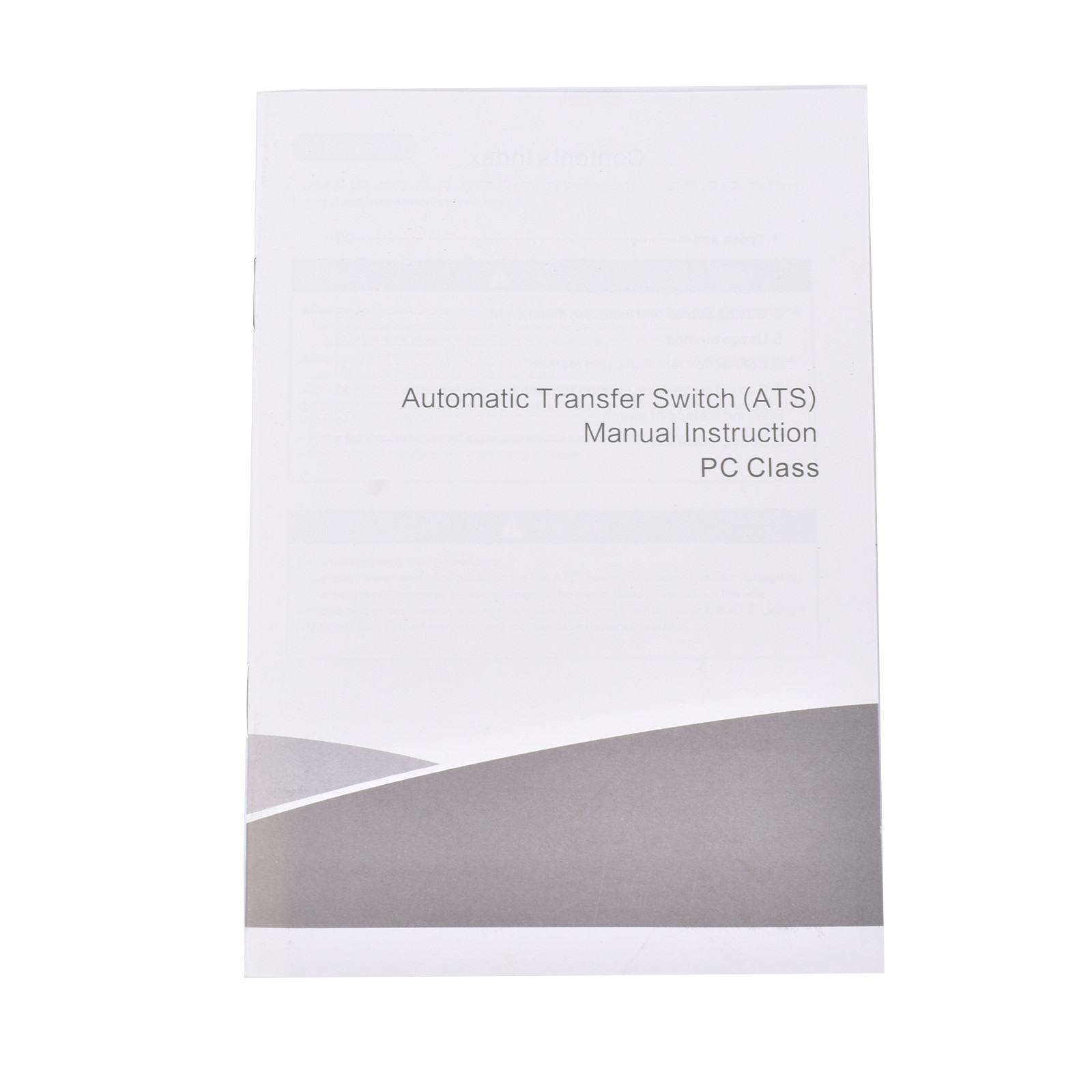 Replacement Industrial Automatic TransferSwitch 4P 160A 110V or 220V Auto/Manual