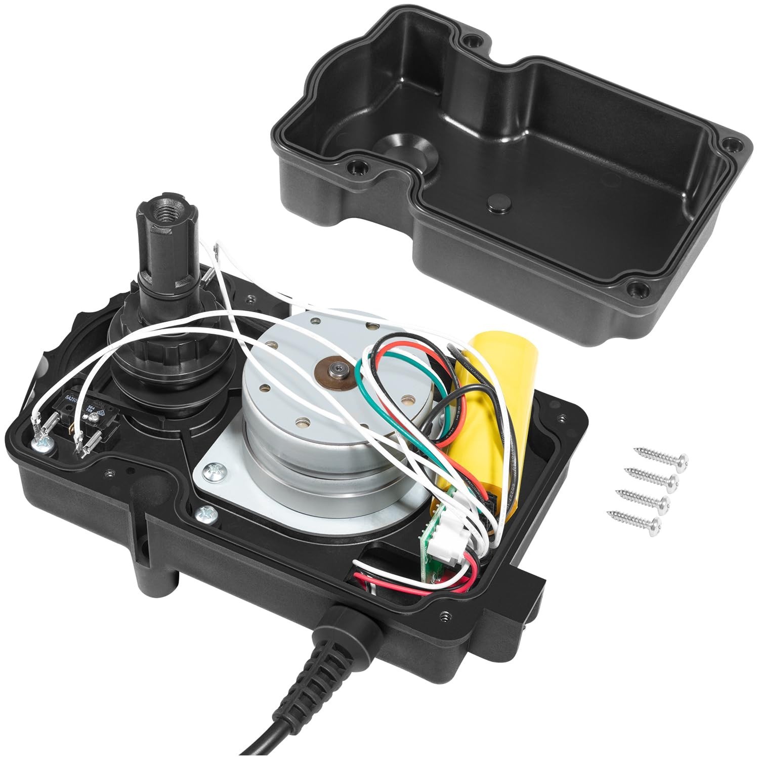 3-Port Valve Actuator 24VAC Compatible, 180° Rotation, 3-Wire, 25ft Cable