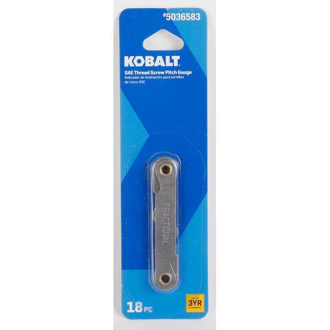 Kobalt 8 -in to 44 -in Standard (SAE) Thread Gauge