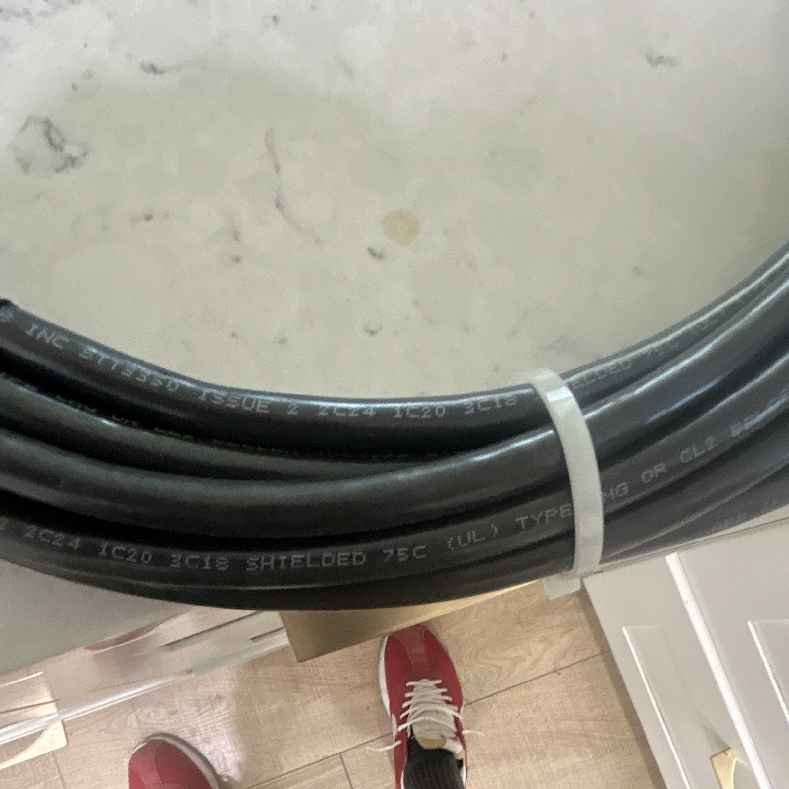 Belden BYR29823 30 ft 18-3C + 20-1C Stranded Tinned Copper PVC Black