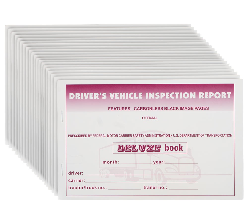 5-1/2″x8-1/2″Driver’s Vehicle Inspection Report Book for Truck Drivers 20 Pcs