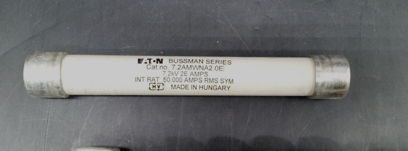 Eaton Bussmann 7.2AMWNA2.0E Medium Voltage Fuse – Box of 10