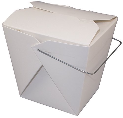 Fold-Pak Paperboard Pint Food Container Oyster White, 16 oz. | 500/Case