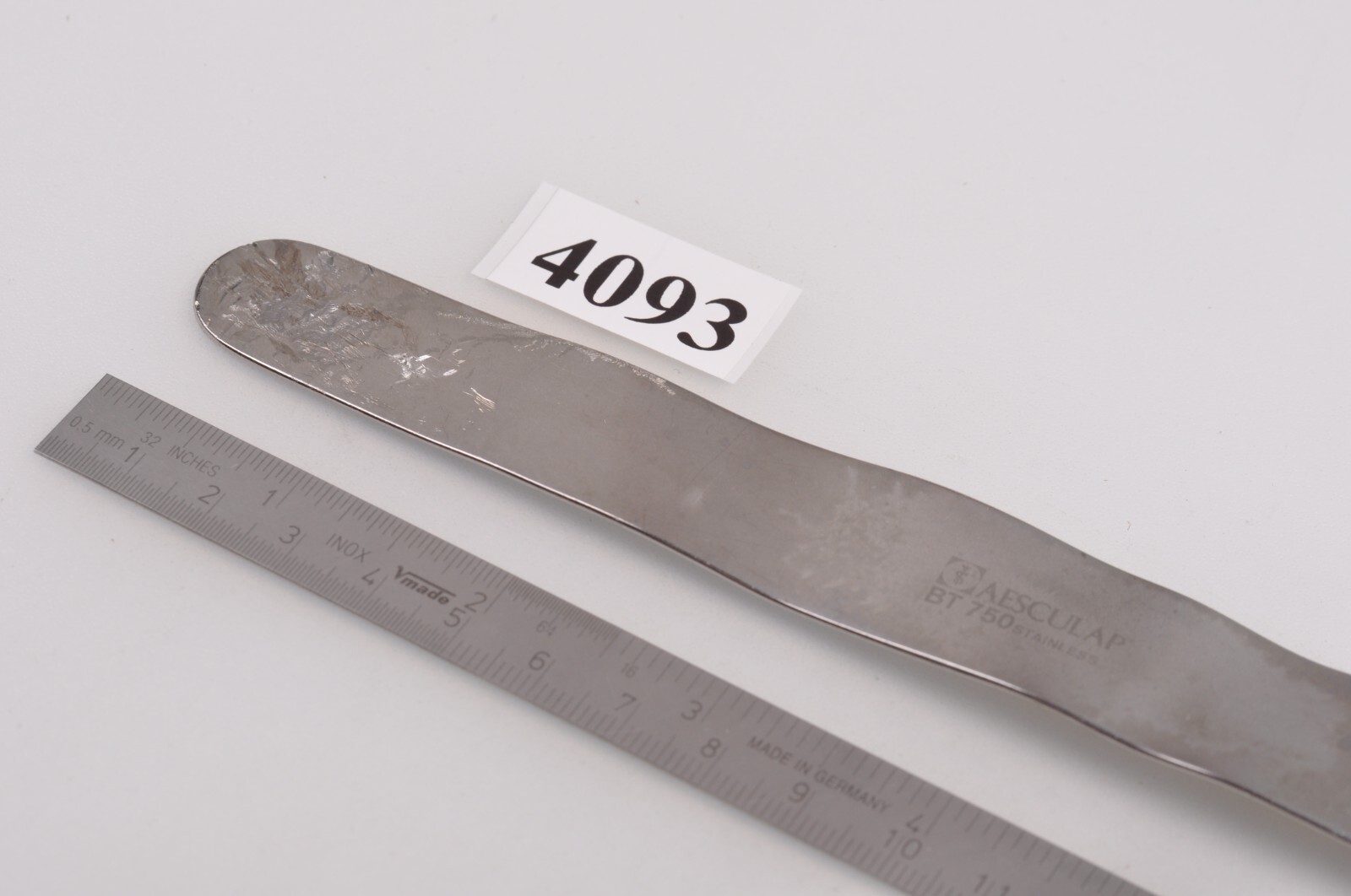 #4093 Aesculap BT750R TUFFIER Abdominal / Intestinal Spatula / Abdominal / Intestinal Spatula