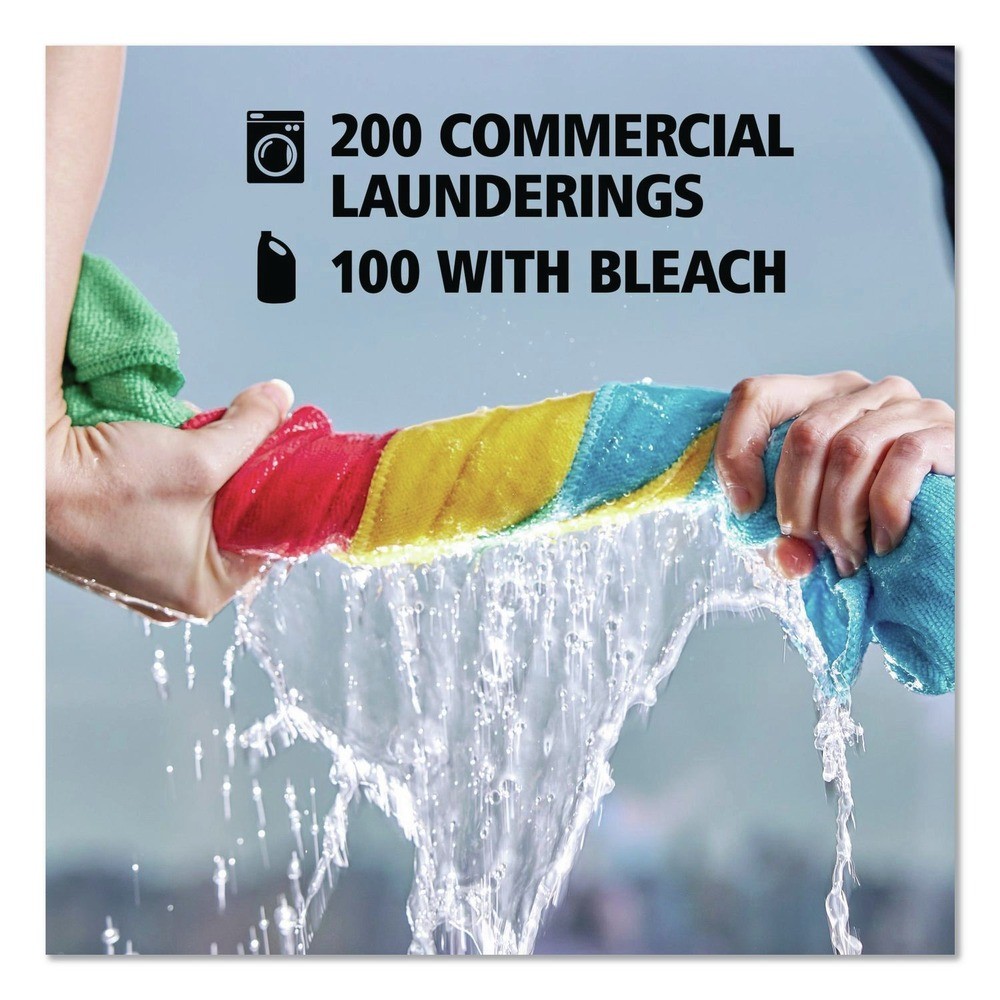 Rubbermaid Commercial 1820580 12″ x 12″ Microfiber Cloths – Yellow (24/PK) New
