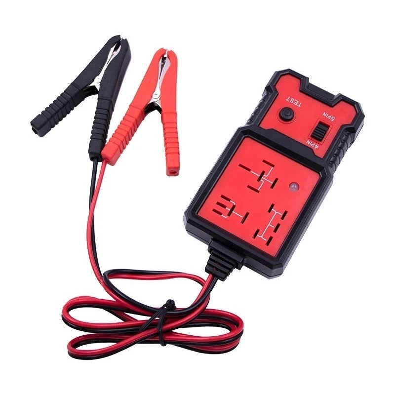 12V Automotive Relay Tester 4/5 Pin LED Car Diagnostic Relay Testing Tool