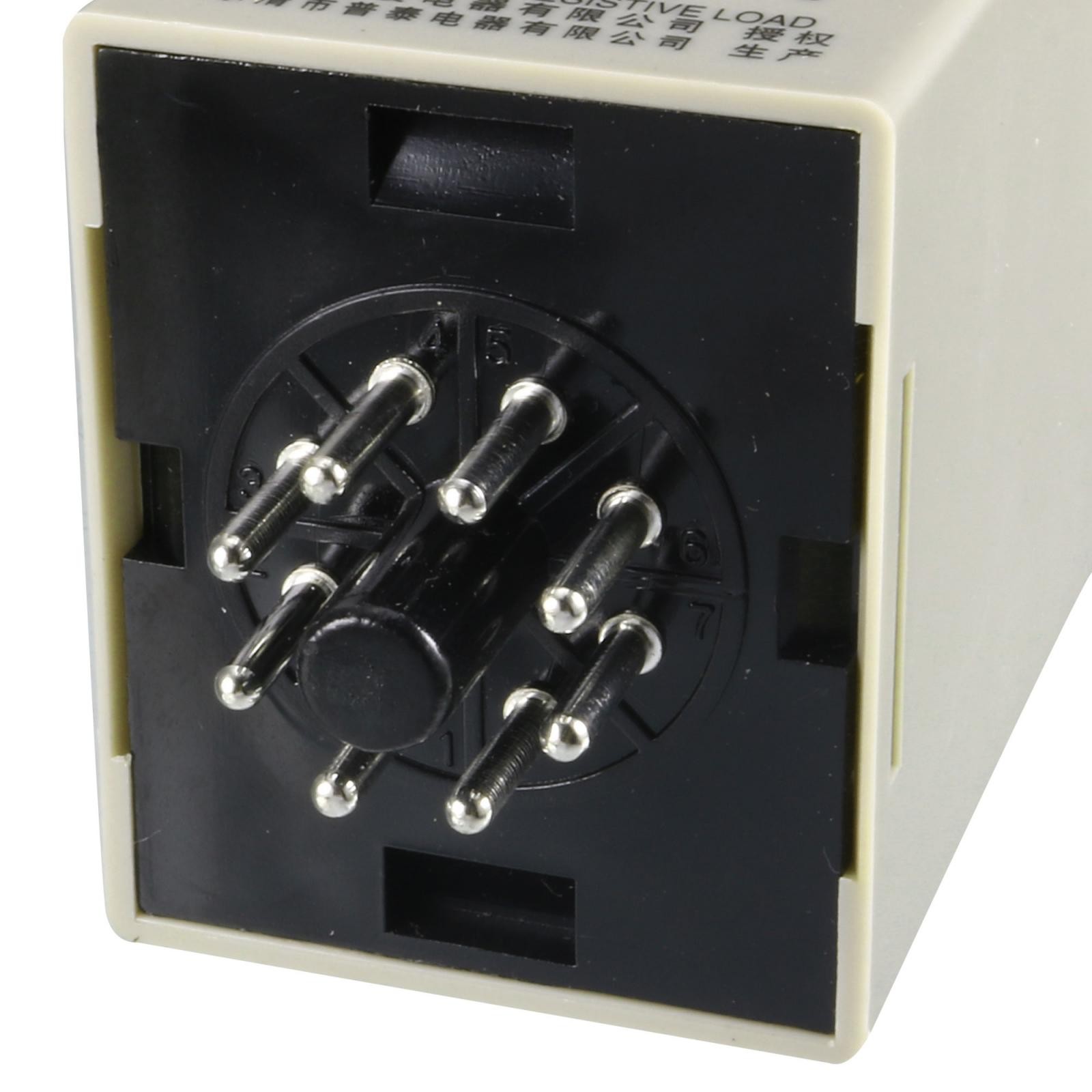 110VAC 8 Pin 0-60 Minute Rail Mount AH3-3 Delay Timer Time Relay w Socket