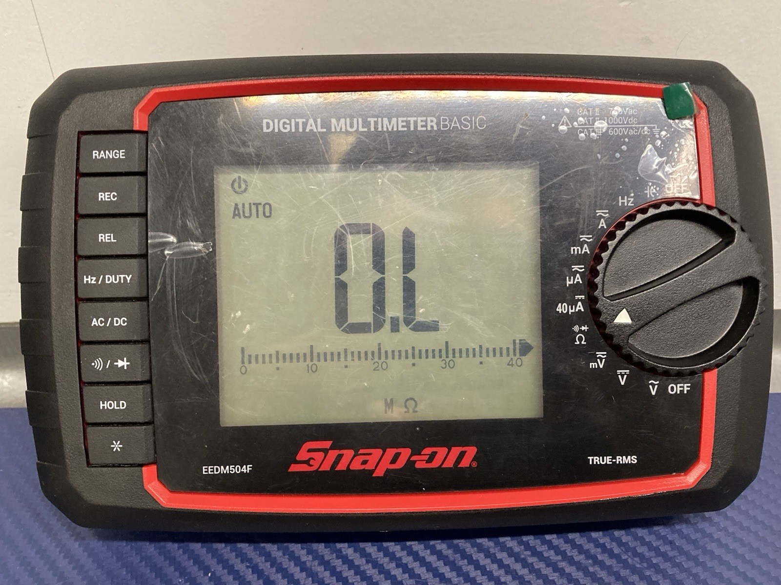 Snap-on EEDM504F Digital Multimeter Basic CAT III True RMS