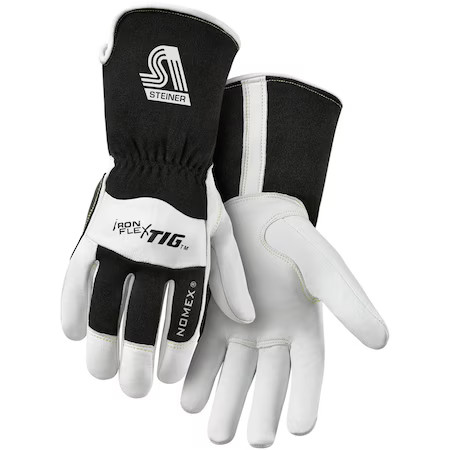 Steiner 0264-M Pro-Series Welding Gloves, Elastic Cuff, Straight Thumb, Premium