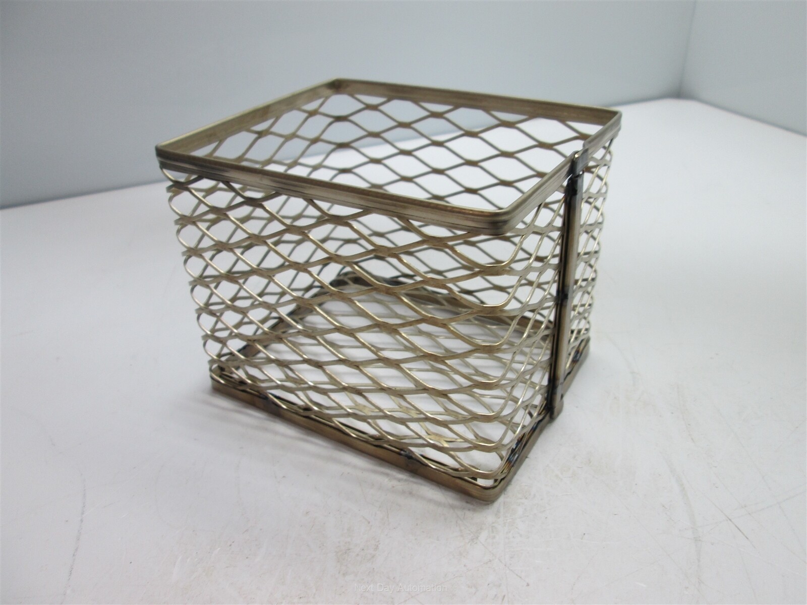 New Stainless Steel Mesh Parts Basket Ultrasonic Cleaner 3.875″ x 4.75″ x 3.5″
