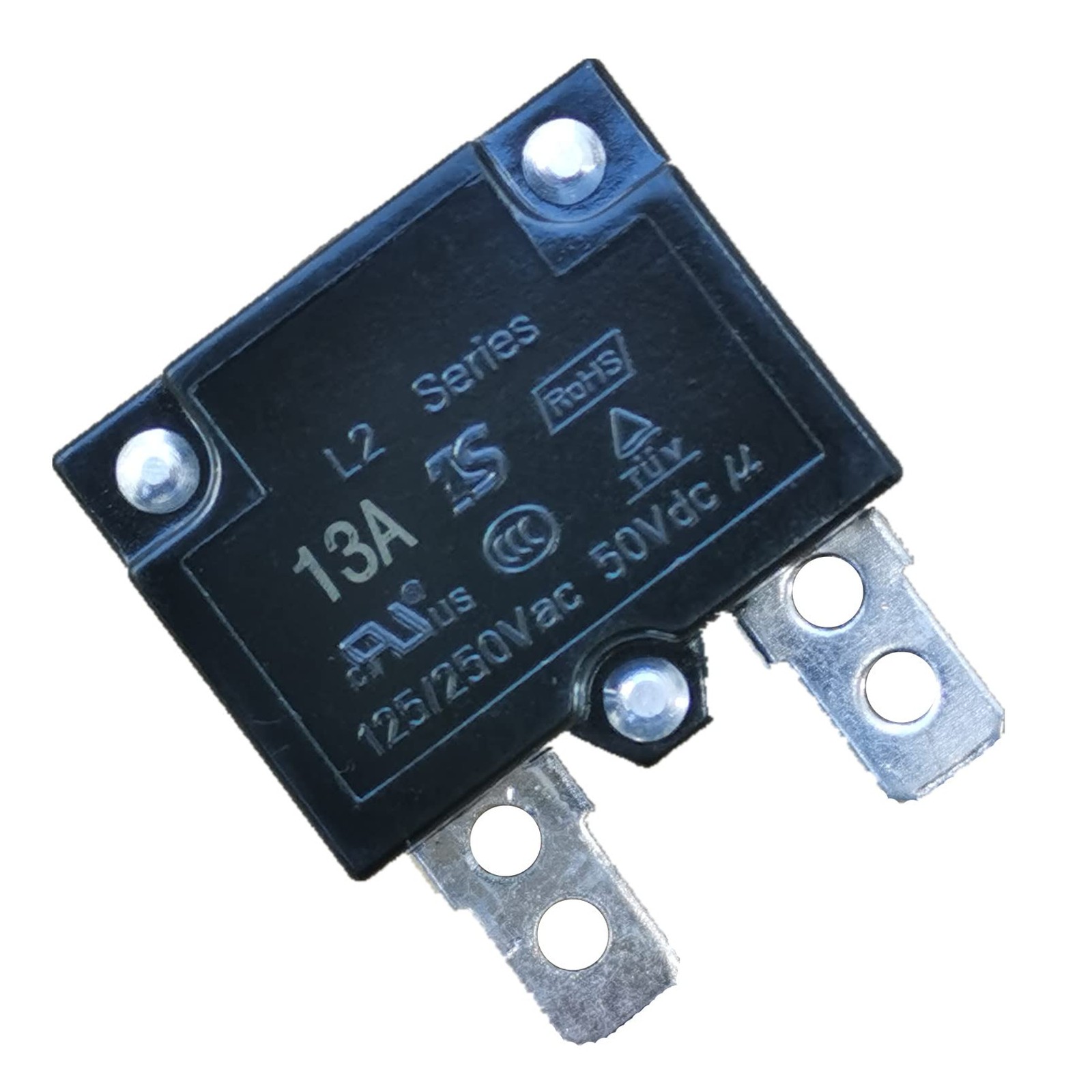 2Pcs 13A 125/250Vac 50Vdc Automatic Reset Relay Fuse Therma Switch Circuit…