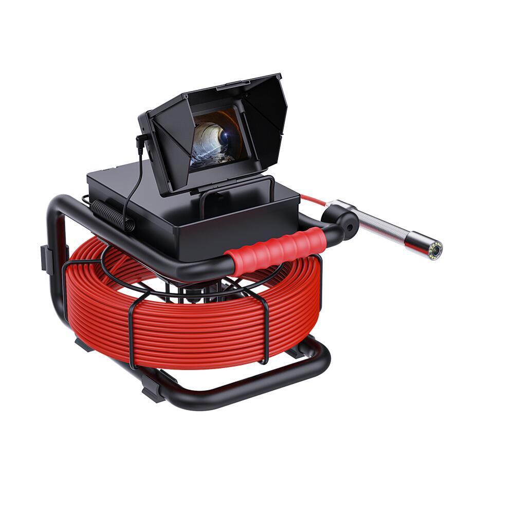ESANHAO Sewer Camera 98ft/30m Pipe Inspection Camera HD Drain 4.3in LCD Monitor