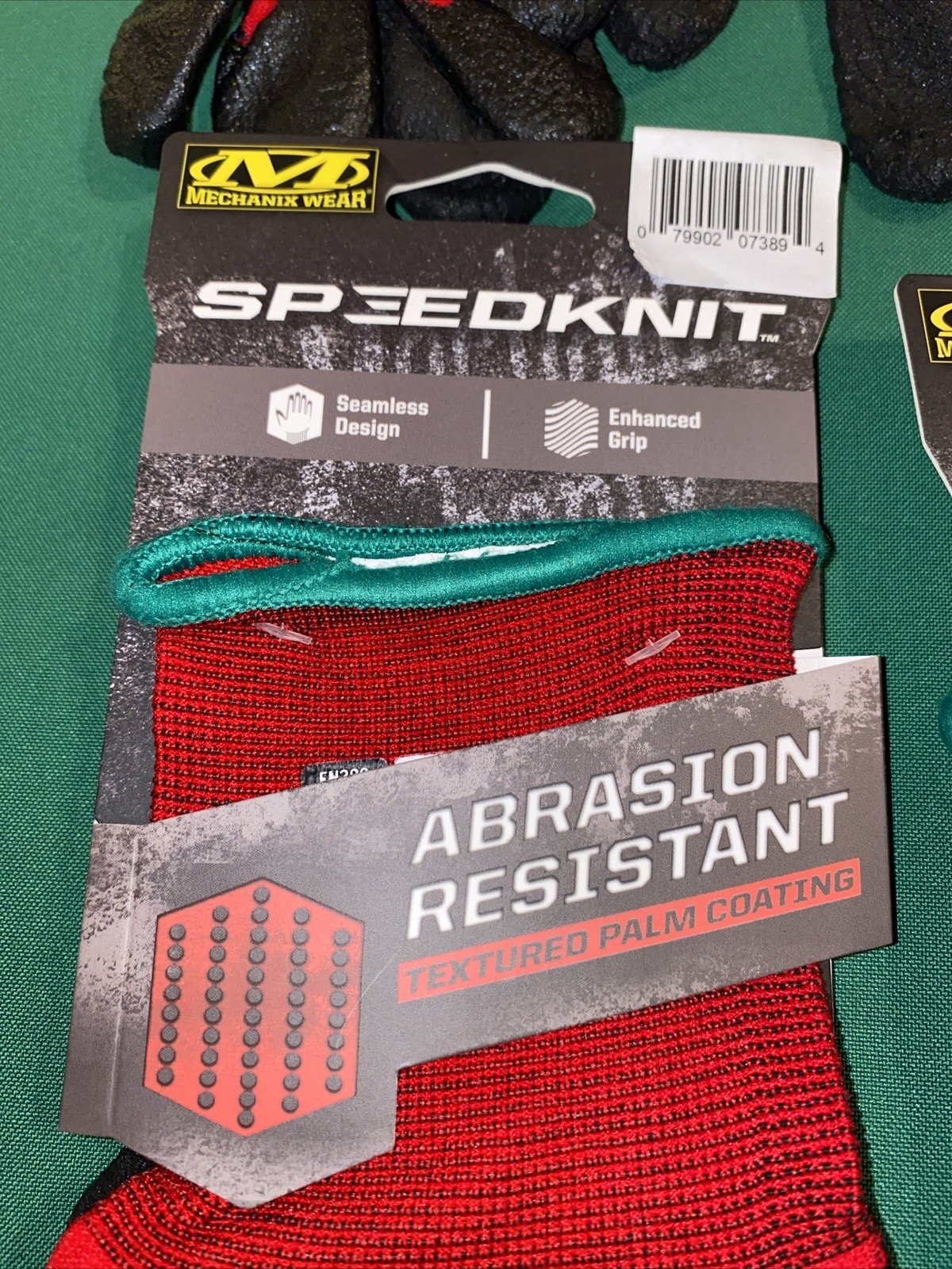 Mechanix Wear speed knit L/XL ABRASION RESISTANT (LOT OF 6 PAIR) NITRILE GLOVES