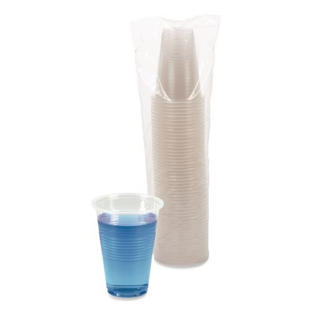 Boardwalk TRANSCUP16CT 16 oz. Plastic Cold Cups – Translucent (1000/CT) New