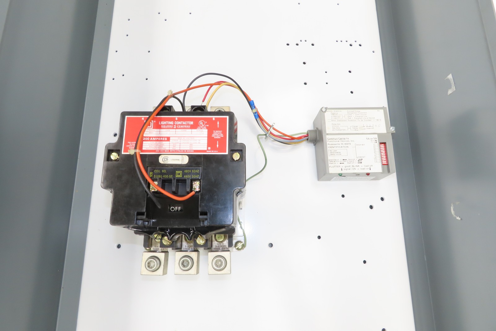 Square D 8903 SV0 2 Lighting Contactor Electrical Enclosure 200 Amps 600V 3 Pole