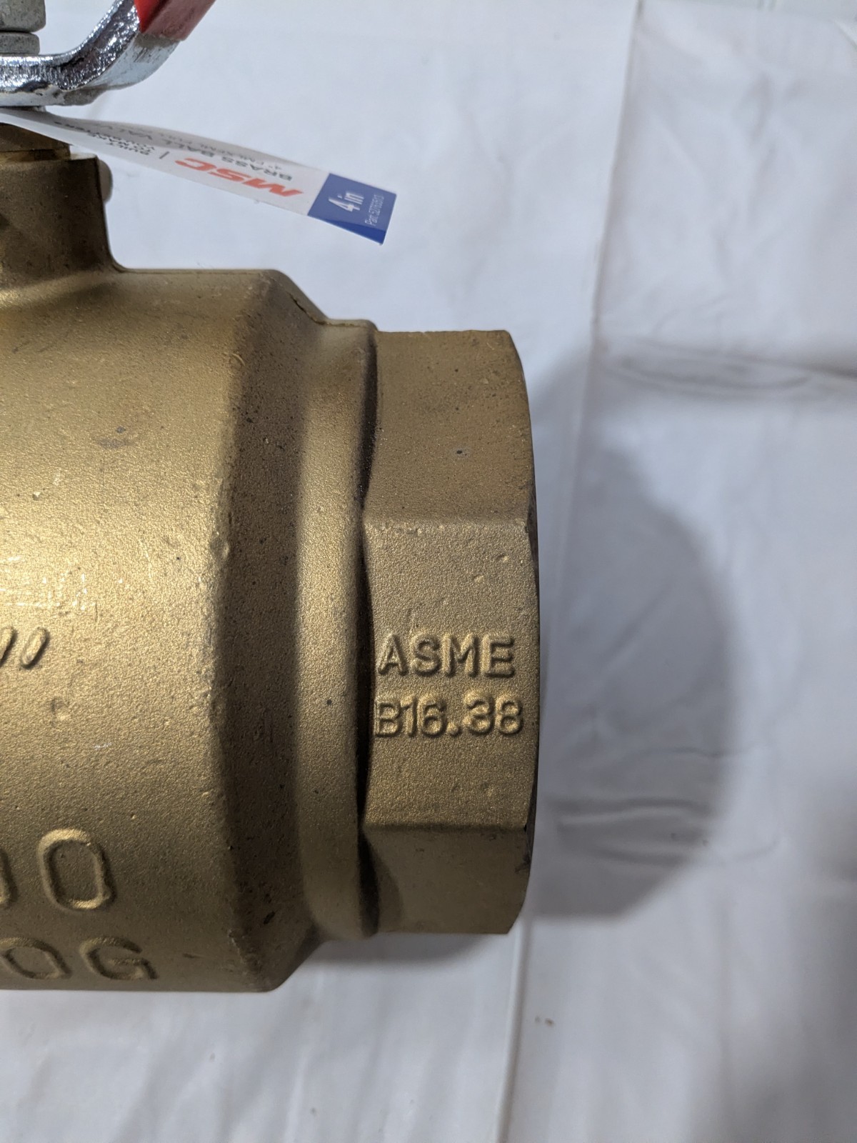 Full Port Manual Ball Valve: 4″ Pipe, Full Port FNPT x FNPT TXN400