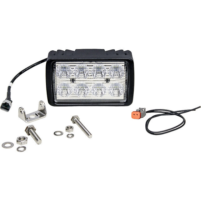 2PC LED Work Lamp Upper Cab/Fender Light For John Deere Excavator Wheel Loader
