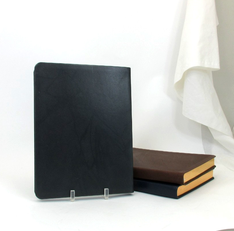 Graphic Image 9″ Journal Notebook Leather Soft Cover 224 LINED Pages Black