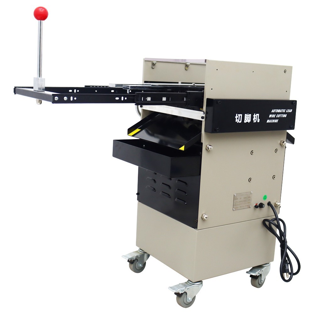 Semi-auto PCB Foot Lead Cutting Machine Mobile Electronic component trimming550W