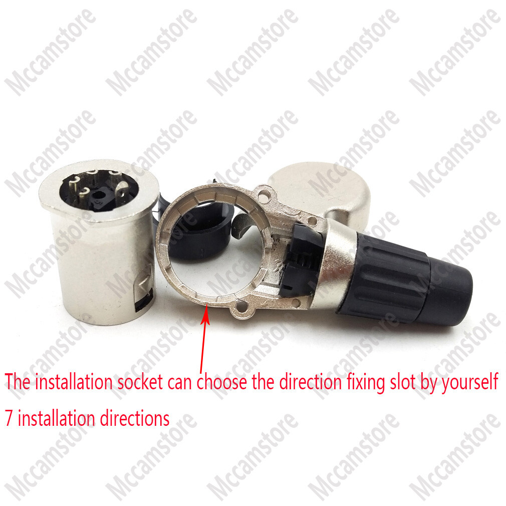 3 Pin XLR Male/ Female Jack Mic Cable Right Angle 90 Degree Audio Wire Connector