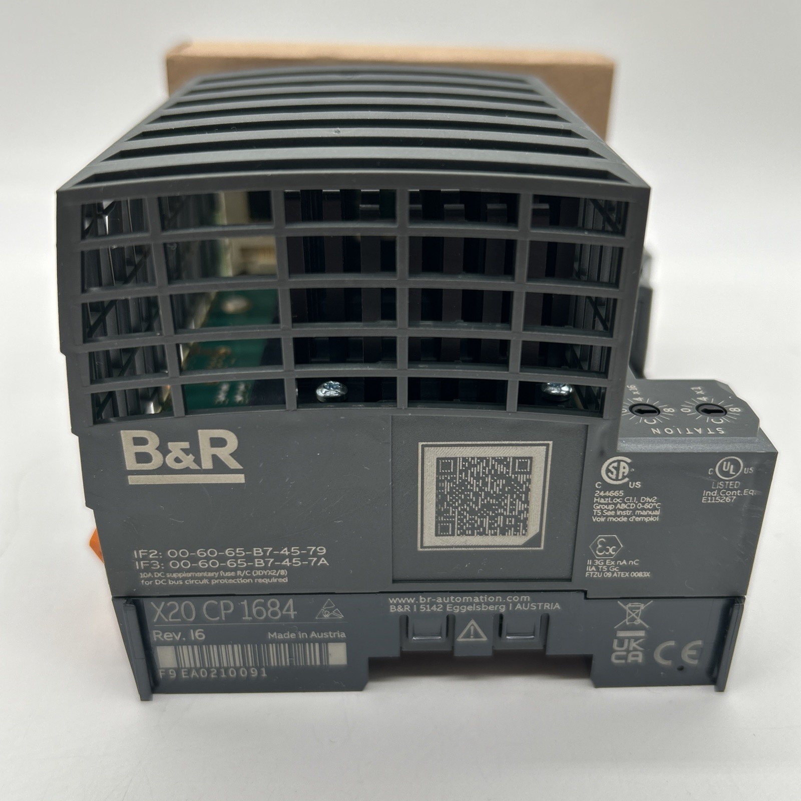 B&R Automation X20 CP 1684 CENTRAL PROCESSING UNIT CPU X20CP1684