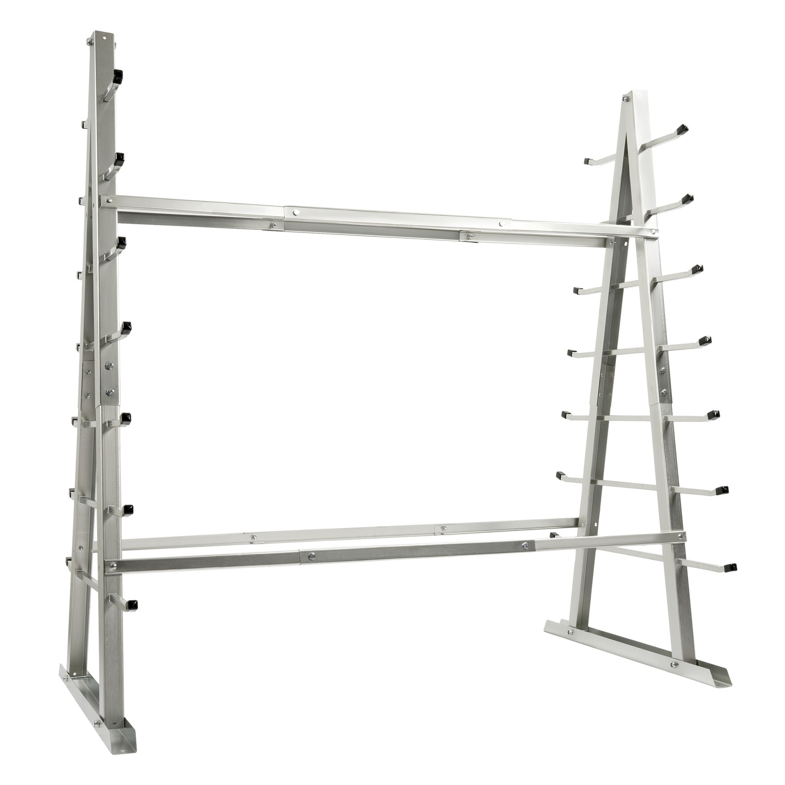 2000LBS 7-Tier Floor Standing Horizontal Storage Rack for Lumber/Pipe Adjustable