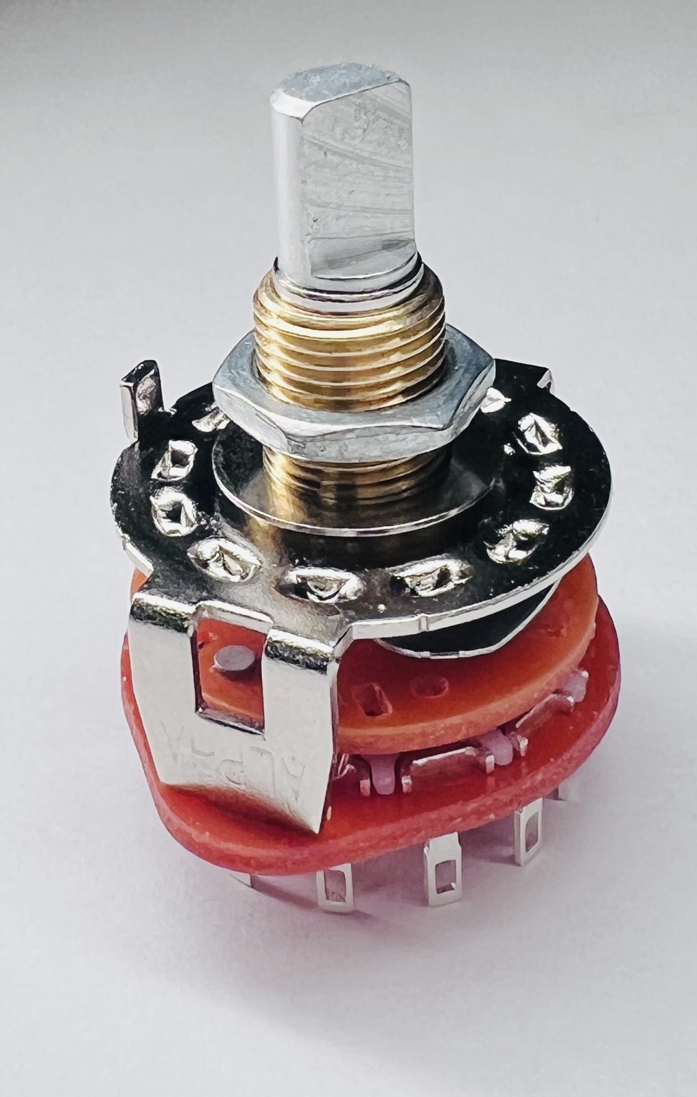 Alpha SR2511F-26FN Rotary Switch 2-Pole 6-Pos 300ma 125VAC N.S. Solder Lot / 100