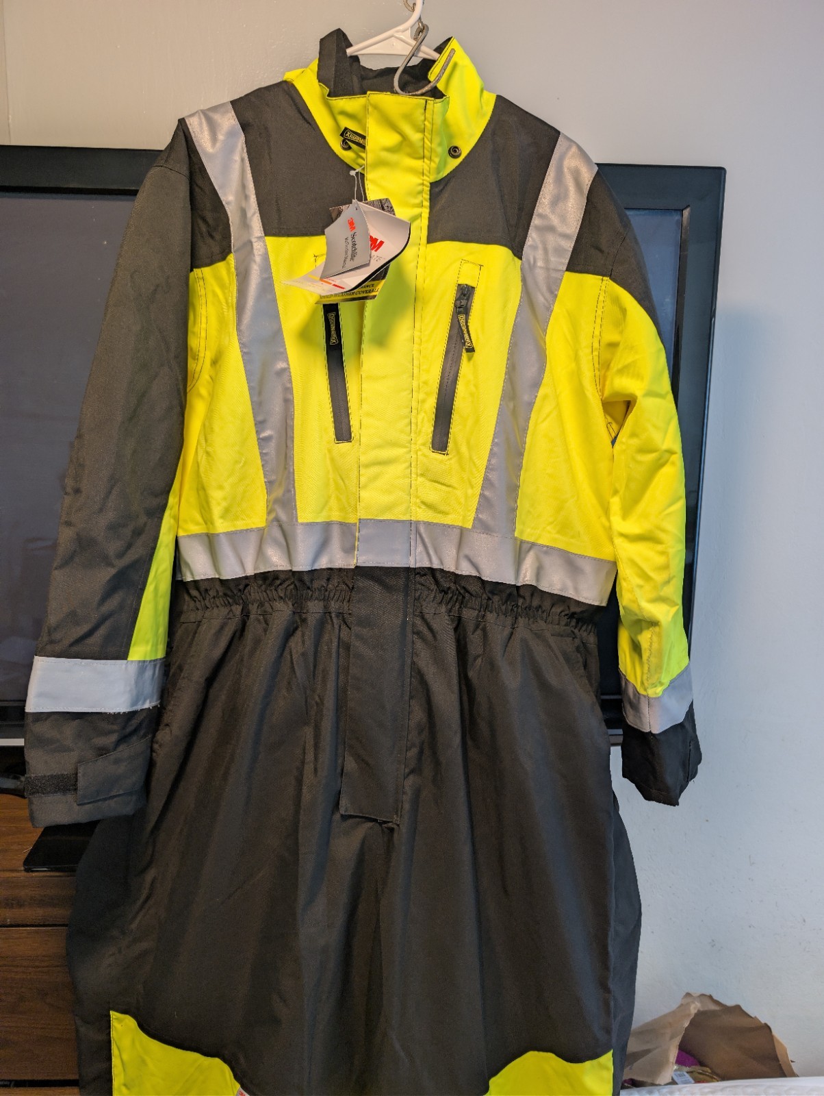 OccuNomix SP-CVL Size XL High Visibility Waterproof Insulated Coverall