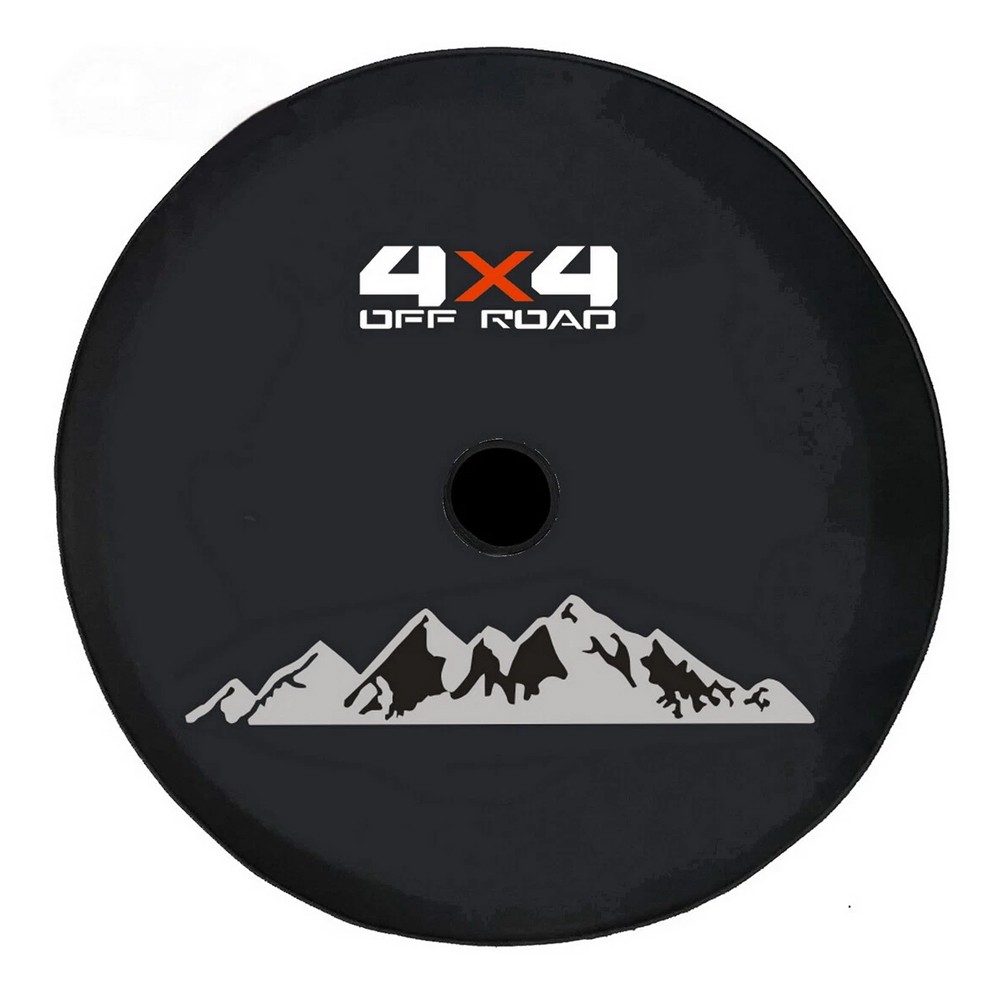 For Jeep Wrangler JL, Sport & Sahara Rubicon Spare Tire Cover with Camera Hole