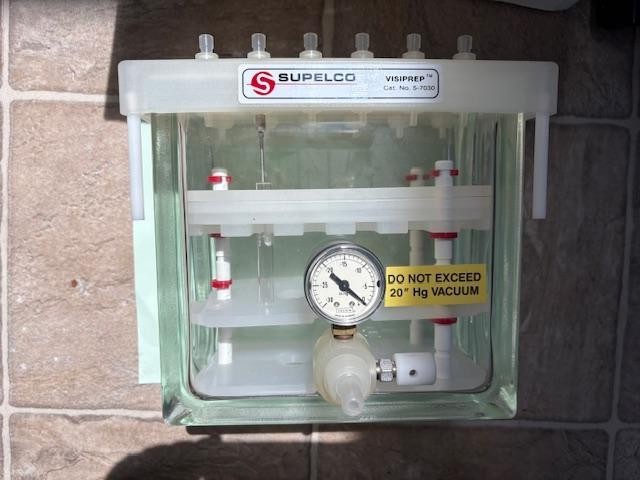 Supelco Visiprep™ Vacuum Manifold 12 Port 20 Hg Max Pressure, preowned 5-7030