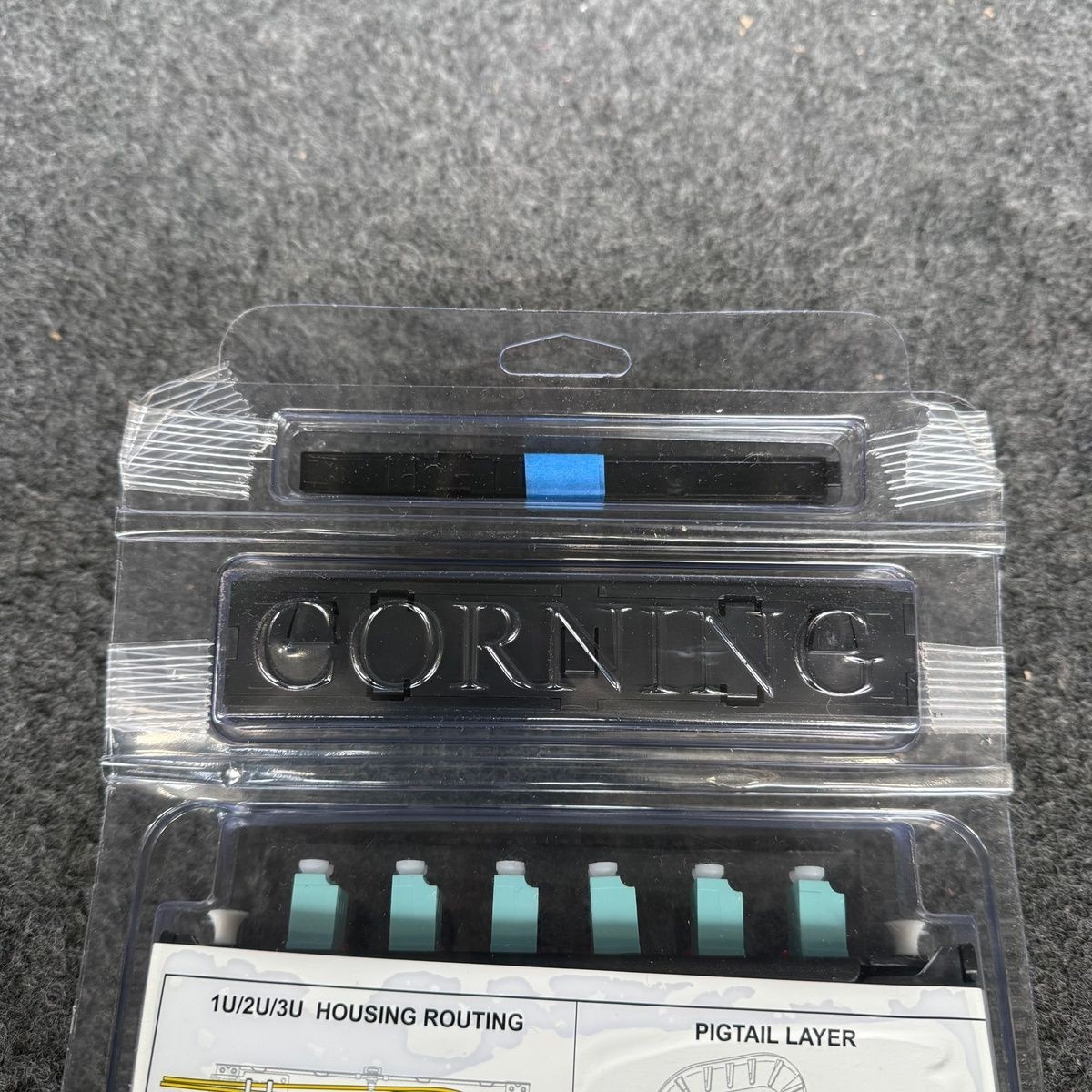CORNING Splice Cassette, 12 Fiber, LC Duplex MM 50 OM4, 250UM