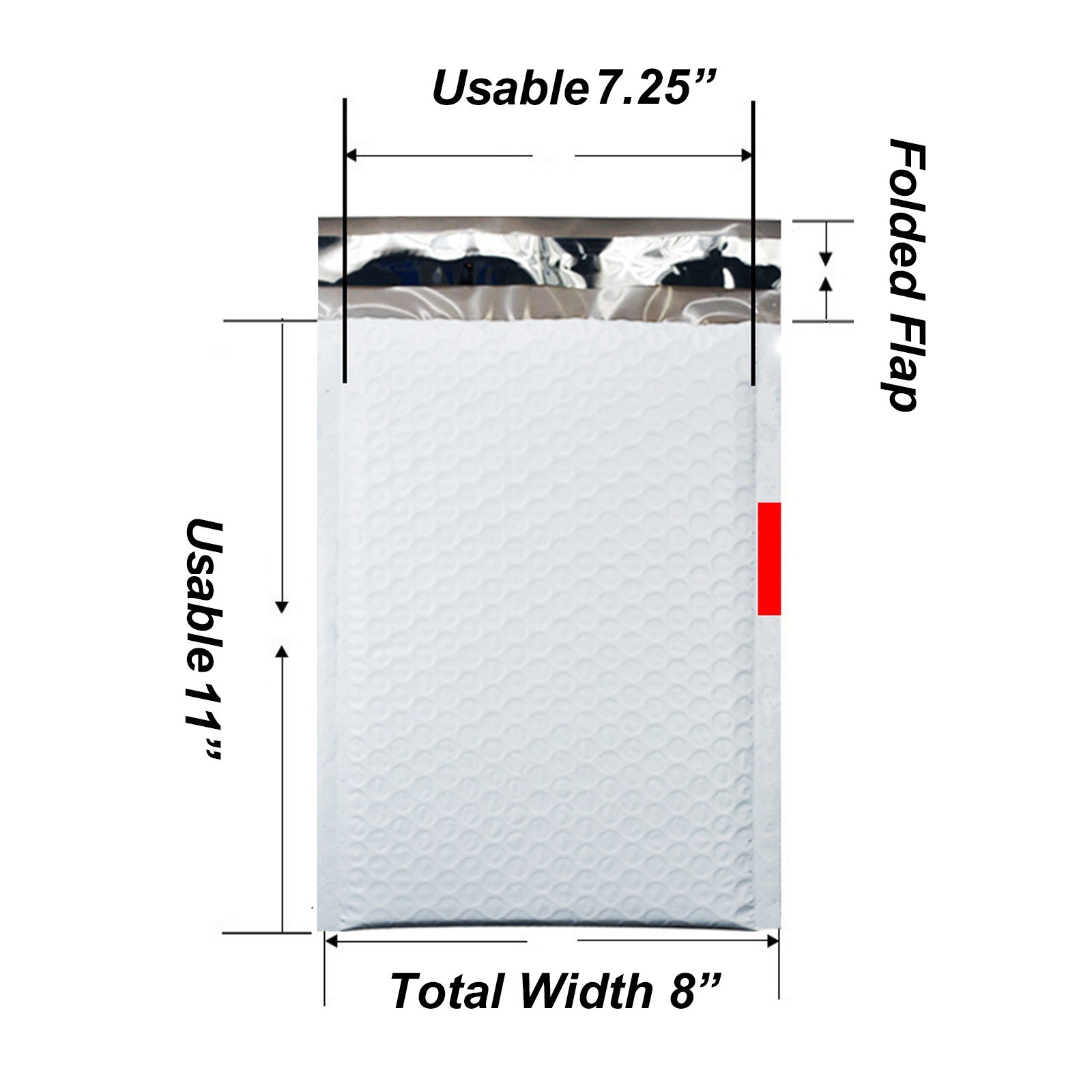 #1 Poly Bubble Padded Mailers Shipping Envelopes Bags 8.5×11“ (8×11″ Useable)