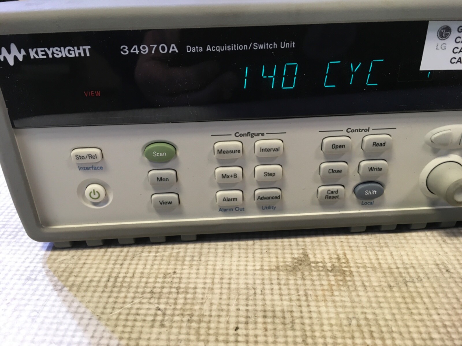 Keysight 34970A Data Acquisition/ Switch unit, LG-2055