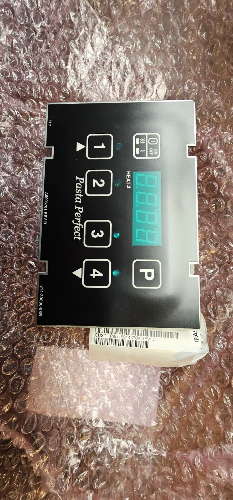 Pitco Control,Dig 4B Solstice Pasta 60143704 Free Shipping Geniune OEM