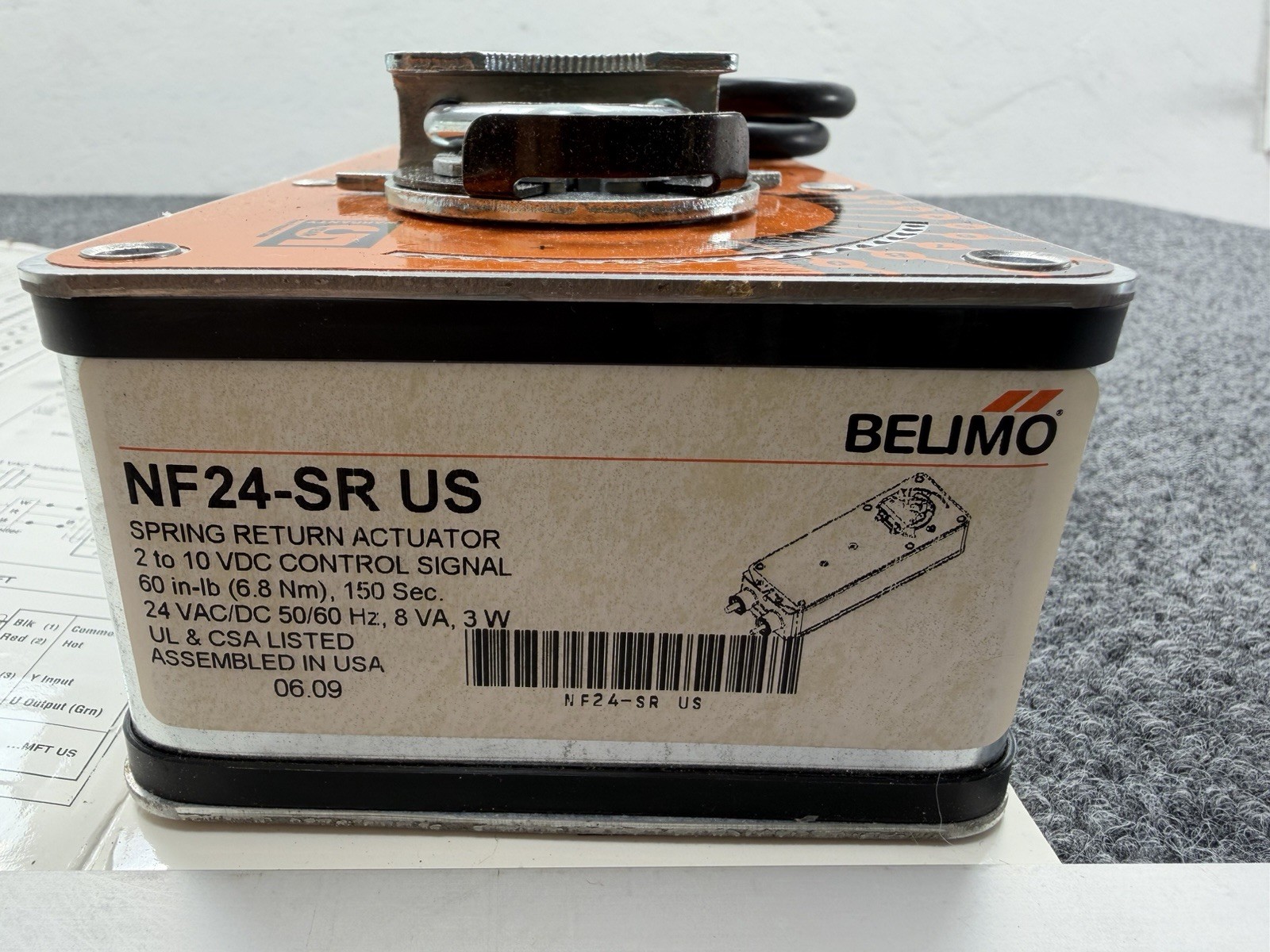 BELIMO SPRING RETURN ACTUATOR NF24-SR US BRAND NEW PRO SHIPPING!