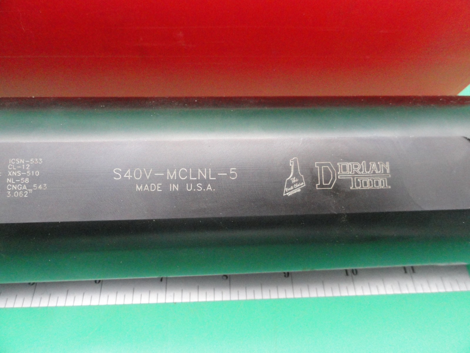 Indexable Boring Bar: S40V-MCLNR-5, 3.0620″ Min Bore, Right Hand, 5.000 deg Lead