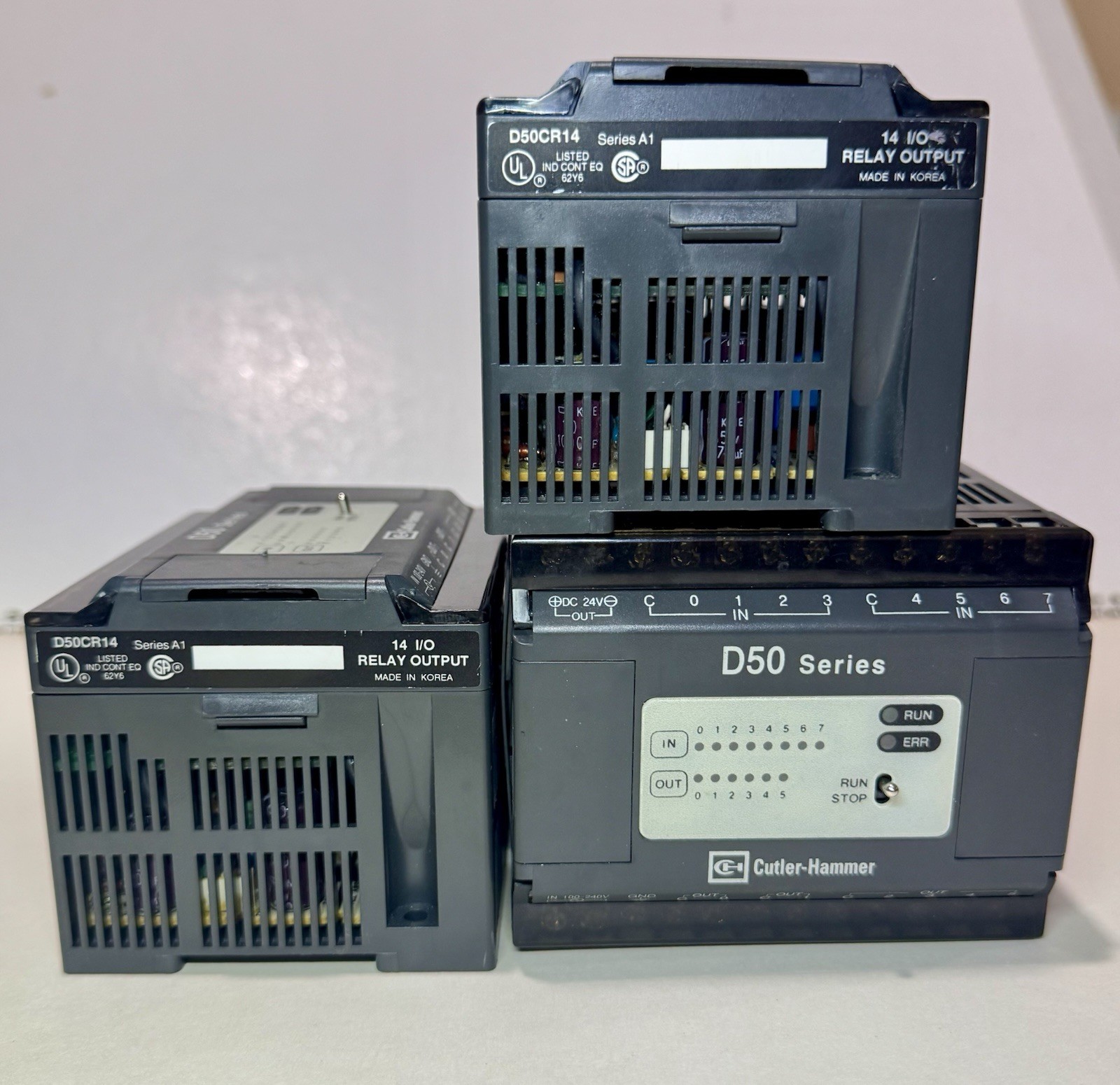 Cutler Hammer D50CR14 Controller Power 100-240VAC 60VA In 24VDC Out 250VAC