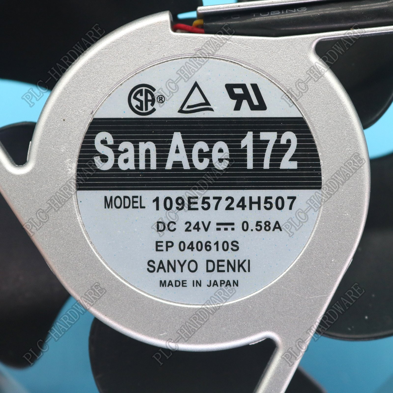New 109E5724H507 fan 24V 0.58A 172*150*51mm 3pin For SANYO
