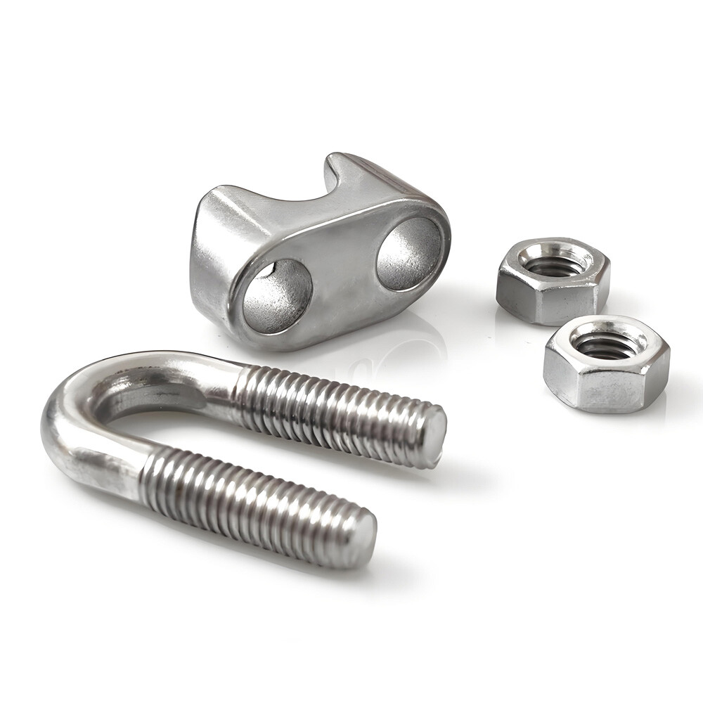 Wire Rope Grips Steel Cable Grip Clamp U Bolt 2mm 3mm 4mm 5mm 6mm 8mm to 20mm