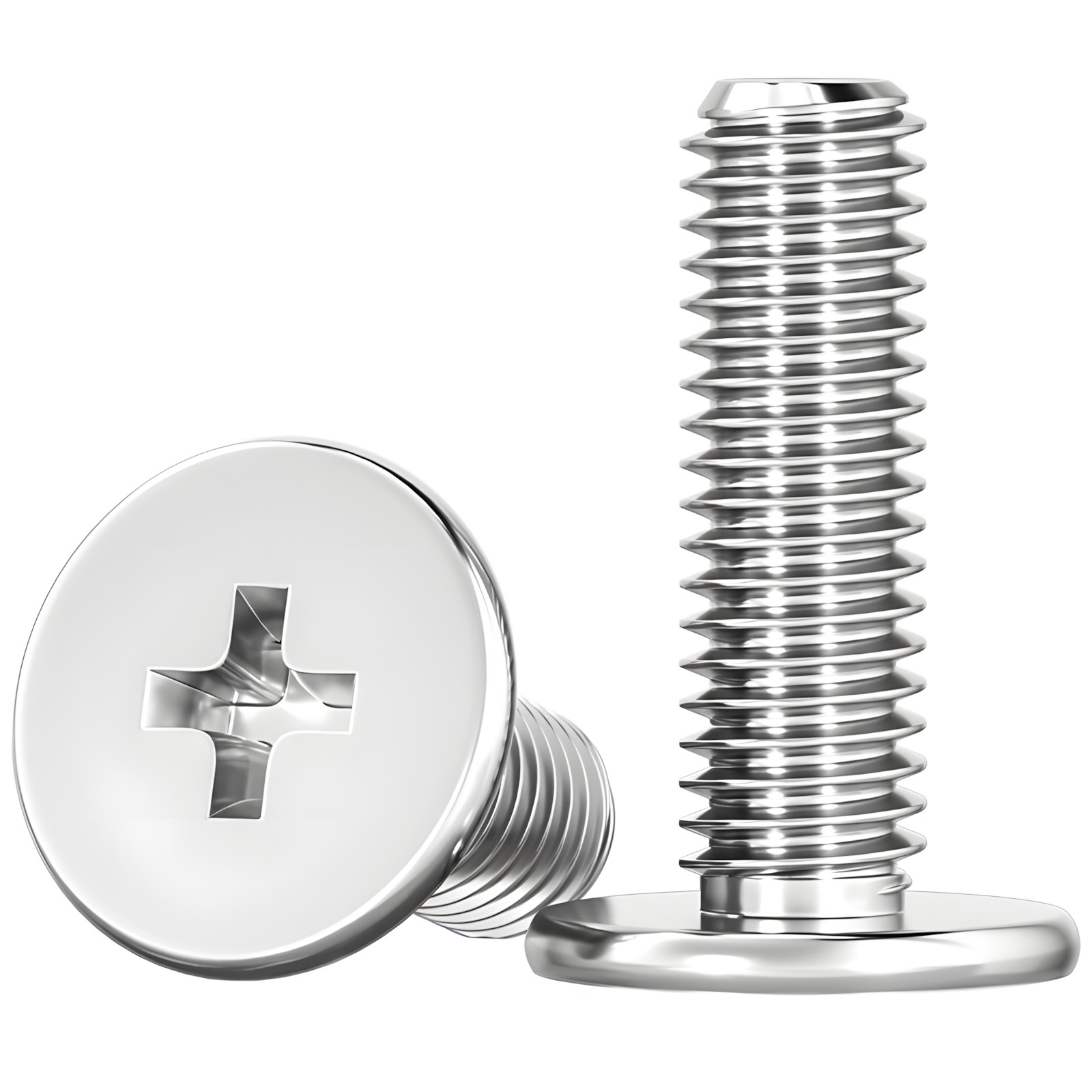 M0.8-M2.5 304 Stainless Steel CM Phillips Ultra Thin Flat Wafer Head Screw Bolt