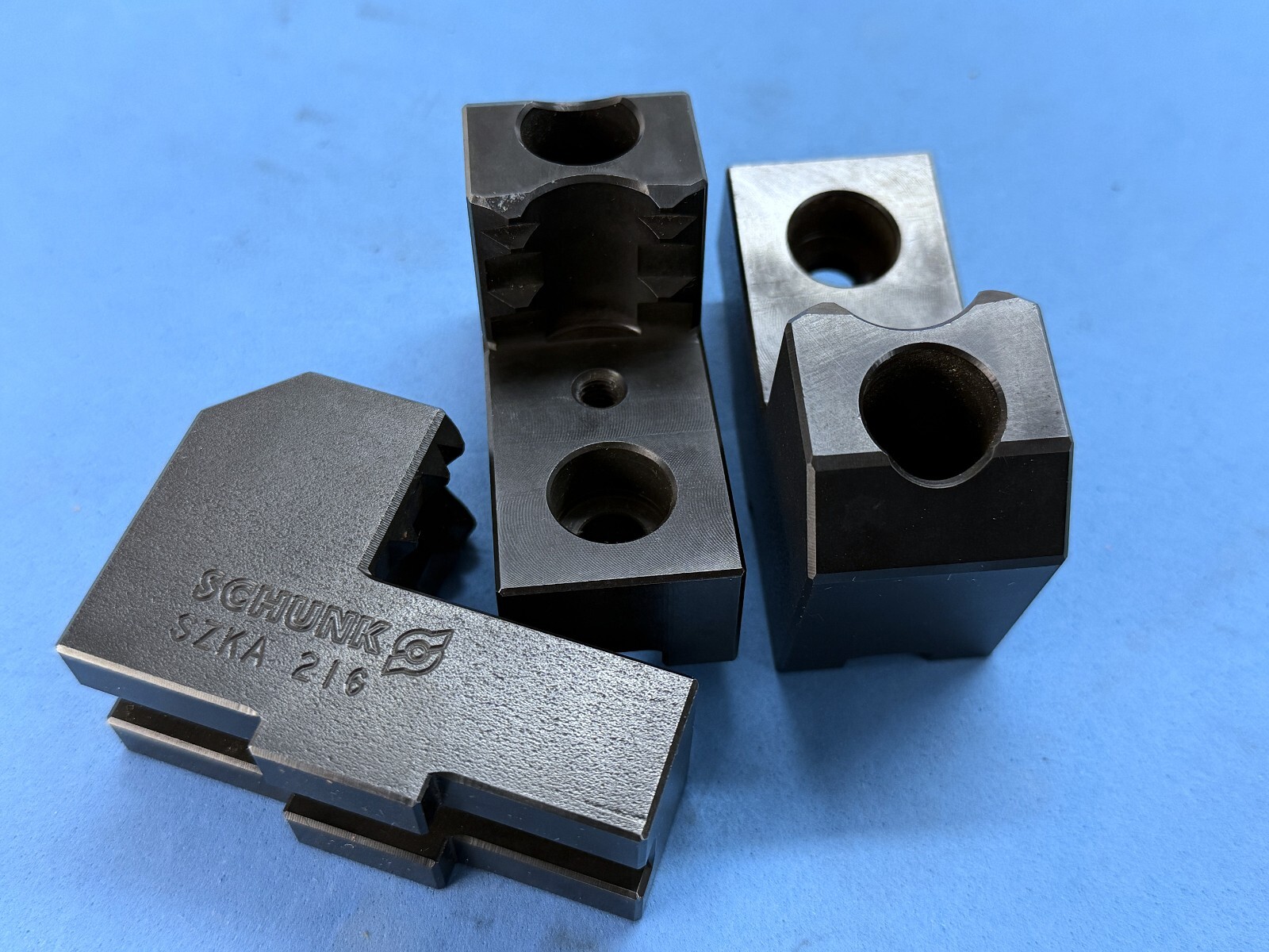 SCHUNK Hard CLAW Jaw ( Set of 3 ) Tongue and groove SZKA 216